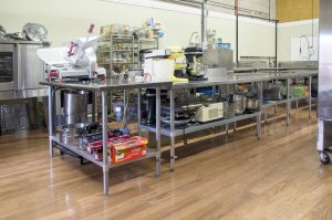 The main prep, baking and cooking rental areas in Oakville
